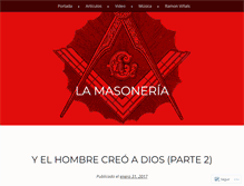 Tablet Screenshot of lamasoneria.com